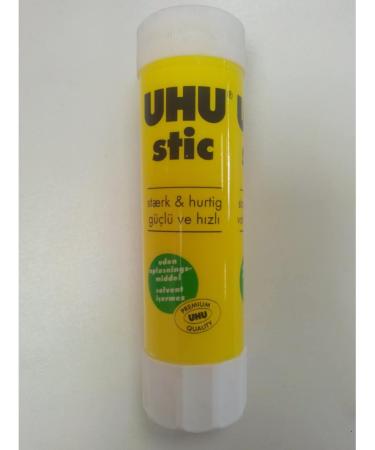UHU Stic - 0.29 oz / 8.2g Clear Glue Stick - Pack of 3 Clear White - Buy Online on SooperMarket.com