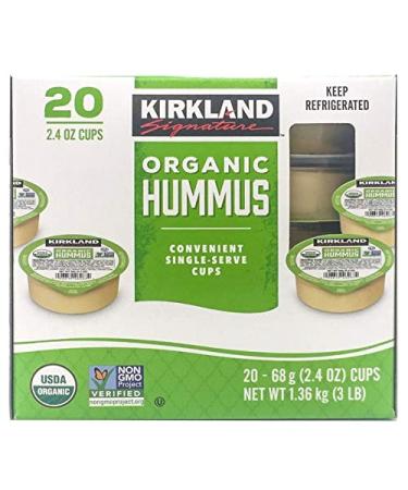 Kirkland Signature Expect More Organic Hummus, 20 x 2.4 oz