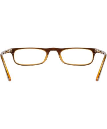 Edison & King Brown Reading Glasses +2.50 dpt | Premium Lenses 2 Wearing Options - International Shipping Available - Buy Online on SooperMarket.com