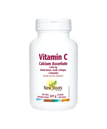 New Roots Herbal - Calcium Ascorbate - 227g - Crystals 100% Pure - Contains Vitamin C