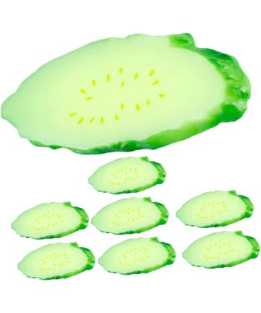 Alipis 40 Pcs Simulation Cucumber Slice Fake Vegetable Decorations Kids Artificial Lemons Lifelike Photo Props Kid Toy Greenery Decor Green Decorations Models Basket Pvc Child Food Play - Buy Online on SooperMarket.com
