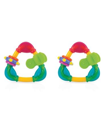 Nuby Spin N' Teethe Teether Colors May Vary (Pack of 2)