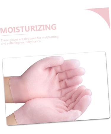 FOYTOKI 1pair Moisturizing Gloves Dry Hand Gloves Skin-Friendly Care Gloves Moisturizing Hand Covers Hand Care Gloves Hand Moisturizing Repairing Gloves Hand Care Supplies 21.5x13cm - Buy Online on SooperMarket.com