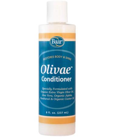 Olivae Conditioner Organic Olive Oil Conditioner with Organic Botanical Oils Specially Formulated to Nourish Hair Follicles Roots & Scalp. 8 oz.