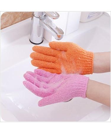 10PCS Exfoliating Bath Gloves for Men and Women - Natural Mitts for Soft and Healthy Skin | 5 Pairs AOLANS Shower Gloves - Buy Online on SooperMarket.com