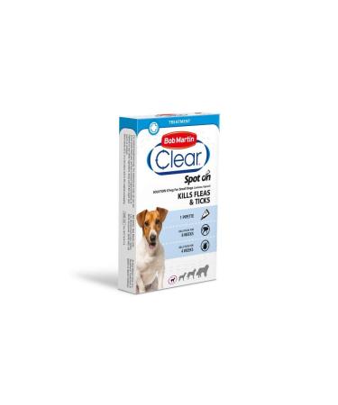 Bob Martin Clear Flea & Tick Fipronil Spot On for Small Dog 1 Tube