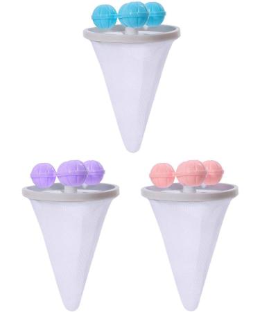 YIAGXIVG Pack Of 4 Washing Machine Hair Filter Washing Machine Hair Remover Hair Filter Net Bag Hair Remover For Washing Machine Hair Filter Net Bag Purple - Buy Online on SooperMarket.com