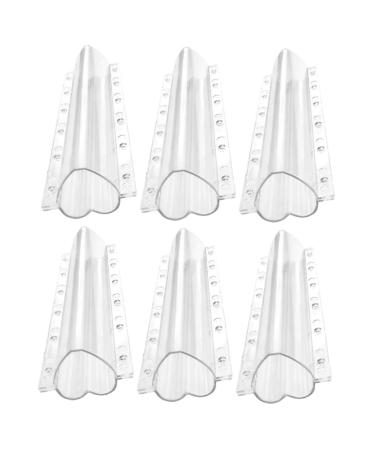 Kisangel 6 Pcs Vegetable Shaping Mold Fruit Garden Tool Cucumber Shaper Mold Star Shape Planting Supplies