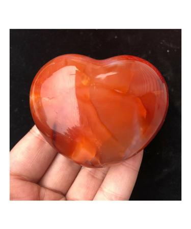 Gorgeous Rare Carnelian Geode Quartz Agate Heart Polished Specimen Natural Stones and Minerals Rated 5.0/5 Based on 1 Crafts (Color : Red Size : 6cm) ningxiao (Color : Rojo Size : 5cm) 5cm Red