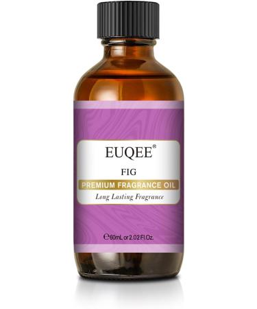 EUQEE Fig Fragrance Oil 60ml - Premium Grade Aromatherapy Essential Oil for Diffusers and DIY Candle Making - Buy Online on SooperMarket.com