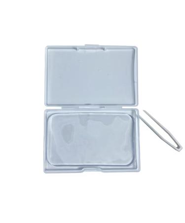 Portable Dust-Proof Transparent False Eyelash Adhesive Storage Box - Ideal for Travel & Daily Use - Buy Online on SooperMarket.com