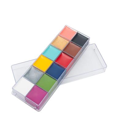 Angoily 1 Box Body Painting Oil Based Face Paint Facial Painting Kit Halloween Party Supplies Paint Kit Halloween Makeup Kids Suit Painting Art Painted Oil Paint