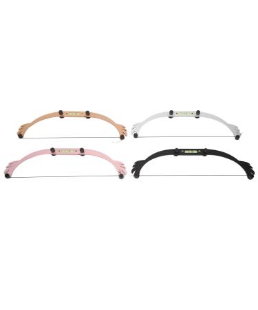 Eyebrow Line Shaping Ruler Foldable Eyebrow Bow Mapping Ruler Replaceable Cotton Thread 4 Sets for Makeup Learner for Salon