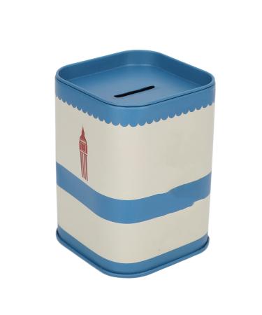 Blade-consumption case safe storage bench razor blade bench for storing razor blades removable coverage made of iron large capacity waste blades-storage box for (blue)