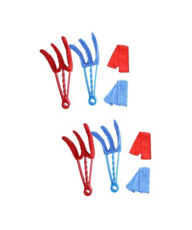 FRCOLOR 8 Pcs window duster sewing brush cleaning brush air outlet fence air conditioner window blind cleaner Washable air conditioner cleaner Multifunction cleaning ball