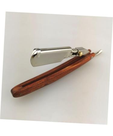 Angoily 2pcs Metal Manual Razor Set - Safe Shaving Razor for Men with Wooden Handle | International Shipping Available - Buy Online on SooperMarket.com