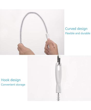Universal Pipe Dredging Sink Cleaning Brush Spiral Nylon Bristles Free to bend Easy to use Strong and Durable Easy to Clean Reusable - Buy Online on SooperMarket.com
