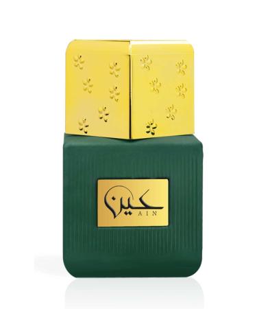 AIN 75mL EDP a Sophisticated Rich Floral Oud with Citrus Fruits for Men nd Women Featuring Sultry Musk Oud Resins and Amber Accords by Al Maghribi