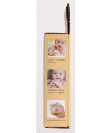 Haakaa Large Palm Trees Baby Biting Toys - Silicone Bite Rings for 0-12 Months - BPA Free Teething Toys - Buy Online on SooperMarket.com