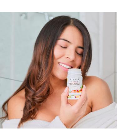 TIARA Coconut Natural Deodorant for Women 75g | Aluminum and Paraben Free Scented Deodorant | Long Lasting Formula for Women's Armpit Microbiome - Buy Online on SooperMarket.com