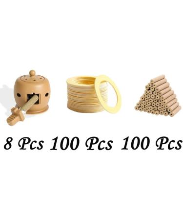 Moxa Cupping Acupuncture Detox Set - 2022 Best Moxa Stick Acupoint Massage Smoke Free Moxibustion Cupping Therapy Set Reusable Moxibustion Tube Improve Your Health - Buy Online on SooperMarket.com