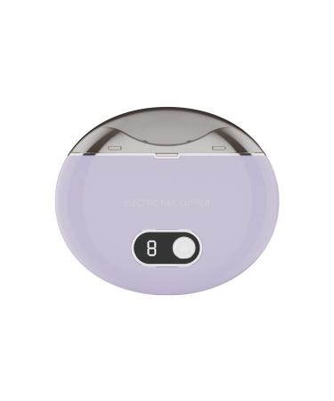 Automatic Nail Clipper  Electric Nail Clippers Automatic Safety Fingernail Cutter and Filer Rechargeable Nail Trimmer Nail Scissors Gift for Caregivers  Adults  Kids-Purple