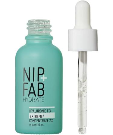 Nip + Fab Hyaluronic Acid Fix Extreme 4 2% Concentrate Daily Concentrated Drops for Face Quick Drying Serum for Hydration Dewy Visibly Plumped Skin - Buy Online on SooperMarket.com