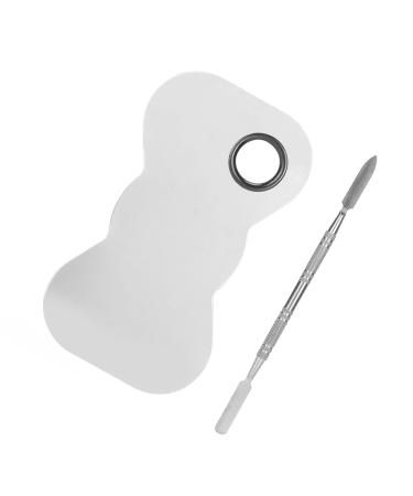 Shop Premium Cosmetic Makeup Palette Set | Stainless Steel Mixing Tray & Spatula for Flawless Foundation & Nail Art - International Shipping Available - Buy Online on SooperMarket.com