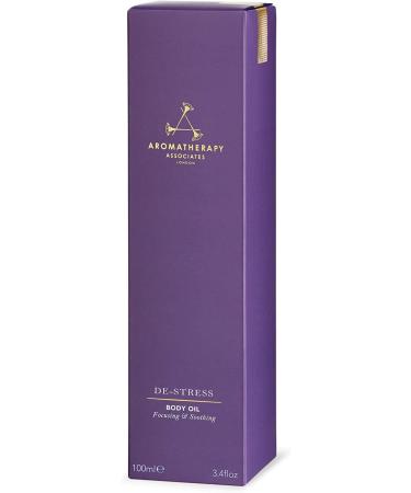 Aromatherapy Associates De-Stress Body Oil 100ml with Arnica, Rosemary & Ginger - Muscle Recovery Post-Workout - Buy Online on SooperMarket.com