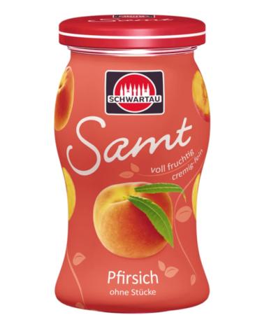 Schwartau Samt Peach fruit spread without pieces & without seeds 270g 270 g (1 pack) Peach