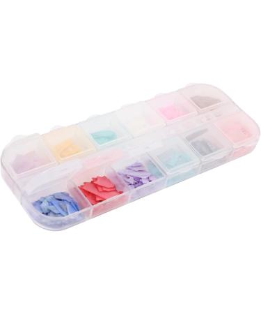 Wispbreeze 12 Colors/Box Crushed Stones Gravel Flakes Natural Broken 3D Beauty Manicure Diy Nail Art Decoration 01 - Buy Online on SooperMarket.com