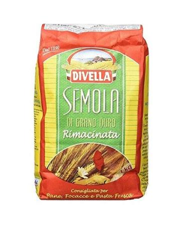 Divella Semola Di Grano Duro Rimacinata Durum Wheat Semolina 1kg
