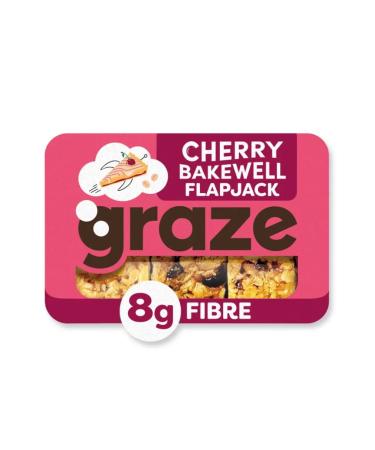 Graze Cherry Bakewell Flapjack Punnet (Pack of 9)