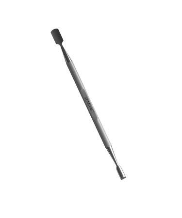 Semilac Pusher Nagelhautber and the nail skin remover nail cleaner to prepare the nail for the nail polish stainless steel spatula for manicure and pedicure gray one -sided