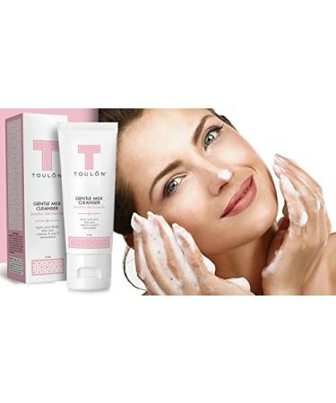 TOULON Gentle Milk Cleanser - Best Face Wash for Dry & Sensitive Skin | AHA Lactic Acid & Aloe Vera for Ultimate Hydration - Buy Online on SooperMarket.com