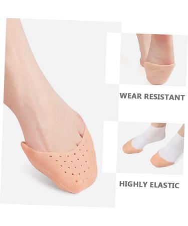 Cabilock 6pcs Silicone Gel Toe Protector Set - Reusable Dance Shoe Filler for Daily Use | Breathable Toe Sleeve Accessory - Buy Online on SooperMarket.com