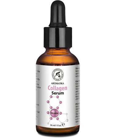 Collagen Face Serum for Face & Skin Care - 30ml Glass Bottle - w/Pure Collagen for All Skin Types - Anti Age Serum - Collagen Booster Serum - Buy Online on SooperMarket.com