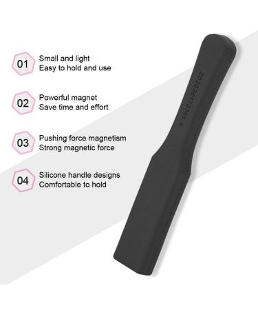3pcs Nail Art Magnetic Stick - Portable Cat Eye Gel Nail Polish Magnet Wand | DIY Manicure Tool (Black) - Shop Internationally - Buy Online on SooperMarket.com