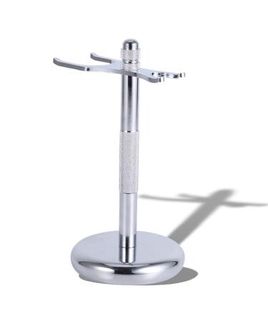 Shaving Brush Stand Aluminum Shaving Tool Stand Rack Frame Shaving Brush Holder (3#) 15cm x 7cm