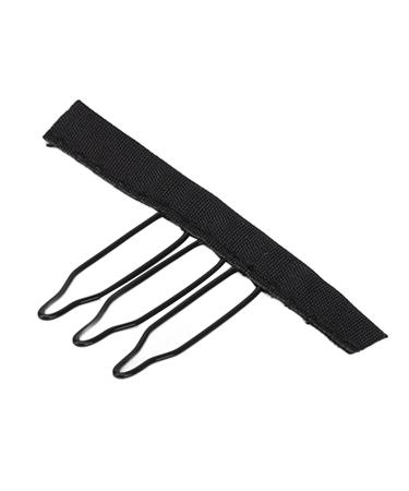 100 Pieces Wig Clips - 3 Teeth Black Stainless Steel Wig Accessories for Hair Parts & Caps - Buy Online on SooperMarket.com