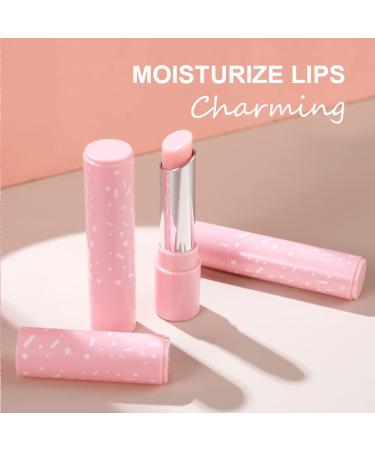 3Pcs Color Changing Lipstick Set All-Day Moisturizing Lip Care - Pink Nude Tinted Lip Balm Tube for Girls and Women - Makeup Gift Set - Buy Online on SooperMarket.com