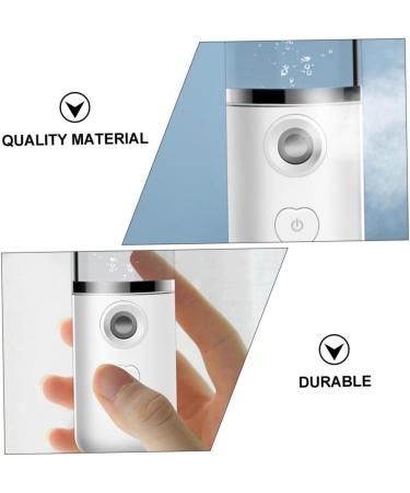 CANIGHT Hydrating Instrument Face Steamer Eyelash Extensions Mist Cool Mist Sprayer Facial Mister Abs White - Buy Online on SooperMarket.com