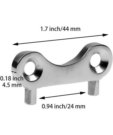 2pcs Boat Gas Cap Key - 316 Stainless Steel Replacement Key for Marine Bayliner Fuel/Water Tank - Style1 - Buy Online on SooperMarket.com