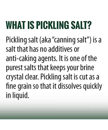 Caravel Gourmet Pickling & Canning Sea Salt - Fine Grain Salt for Home Curing - Non-Iodized  Gluten Free  No Additives  No Bleaching - Kosher Canning Kit Essential for Homemade Brine - (1lb Shaker) Pickling & Canning 1 Pou - Buy Online on SooperMarket.com