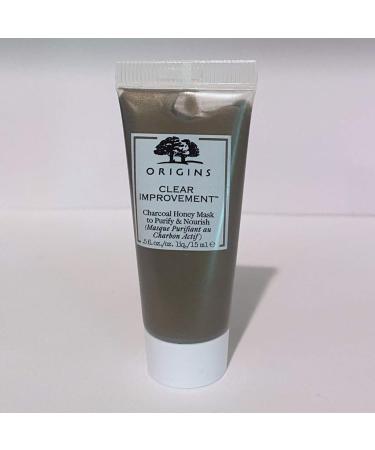 Origins Clear Improvement Charcoal Honey Mask to Purify and Nourish 0.5 oz / 15ml