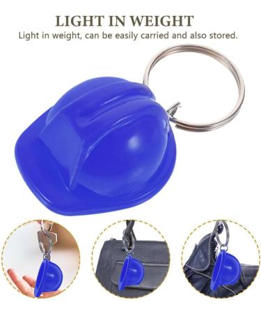IMIKEYA Construction Hat Keychain 6pcs Mini Helmet Key Rings Safety Helmets Hard Hats Pendant Charms Construction Party Favors Blue - Buy Online on SooperMarket.com