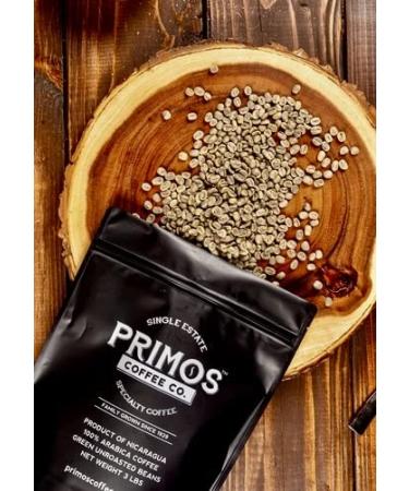 3 Lb, Single Origin Unroasted Green Coffee Beans, Specialty Grade From Single Nicaraguan Estate, Direct Trade (Caturra Varietal) 3 Lb Caturra