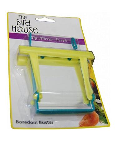Happypet Caged Bird Big Mirror Perch Budgie Cockatoos Cockatiel Canary Finch Parrotlets