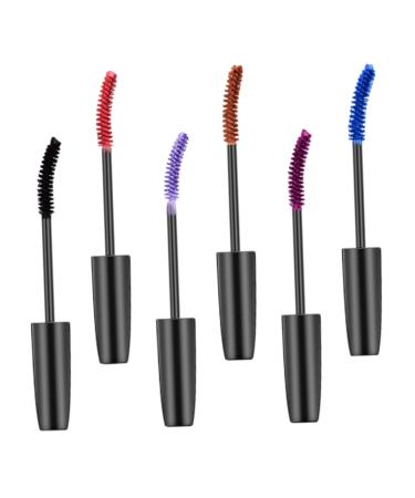 KALLORY 6pcs Colored Mascara Eyelash Mascara Mascara Lady Mascara Cream Miss Makeup Dense