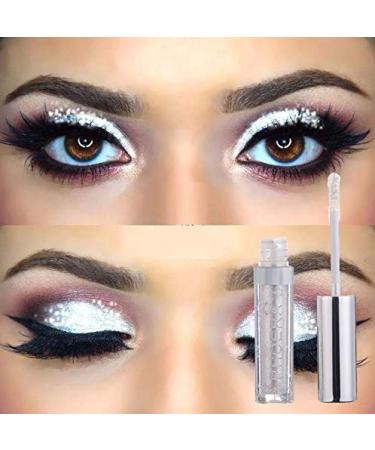 AQUAPURITY - PHOERA Magnificent Metals Waterproof Liquid Glitter & Glow Eyeshadow Palette Shimmer Long Lasting Cosmetic Metallic Eye Shadow Pigment Makeup (103 ICE)